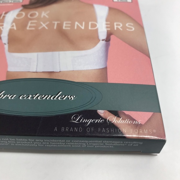 Lingerie Solutions 2 Box Bundle of 4 Hook Bra Extenders NWT - Picture 9 of 11